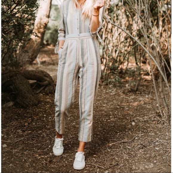piper & scoot Other - Piper & Scoot 100% cotton button jumpsuit